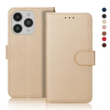 Leather Case Protect Cover For iPhone 14 13 12 Mini 11 Pro Max X XR XS Max 7 8 6 6s Plus 5 5s SE 2020 Stand Flip Wallet Case