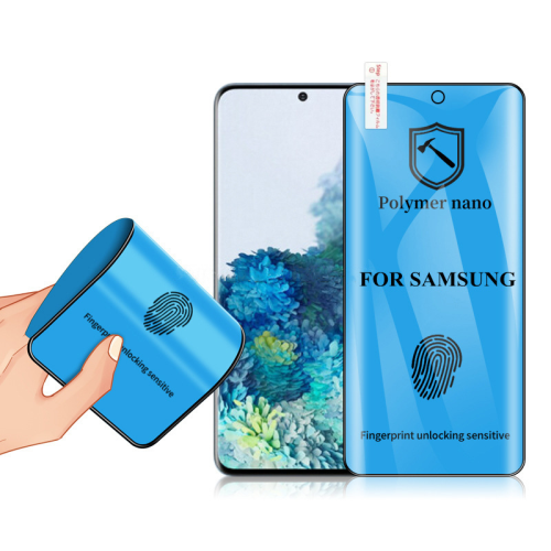 Full Glue Soft Polymer Nano Ceramics Protective Film Screen Protector for Samsung Galaxy S24 S23 S22 S20 S10 Note20 Note10 Note9 Note8  S10 S8 S9 Plus