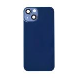 For iPhone 14 Back Glass Cover Replacement Big Camera Hole comes with Steel Plate Magnets Camera Lens