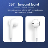 Wired Headphones Type C 3.5mm Ios Wired Earphones For Samsung S23 22 Xiaomi Redmi Note 12 Poco Huawei For iphone Wired Headset