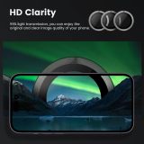 Titanium Gray Metal Tempered Glass Camera Lens Cover Screen Protector For iPhone 15 Pro Max 14 Plus 13 Protection 15Pro 14Pro