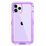 3 IN1 For iPhone 15 14 11 12 13 Pro Max MINI XR XS X XSMAX SE 6 7 8 Plus Transparent Shockproof Armor Glossy Plain Phone Cover