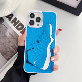Luxury 3D Emboss Sport Basketball Sneakers Phone Case For Iphone 14Promax 14 7 8 Plus 13 12 11 Pro XR X XS Max Silica Gel Cover