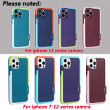 Hybrid Shockproof Silicone Phone Case For iPhone 15 14 13 11 12 Pro MAX Mini XR X XS 14 Plus Soft Grainy Rubber Non-Slip Back Cover