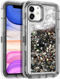 Luxury Glitter Dynamic Quicksand Case for iPhone 15 Pro Plus 11 13 Pro Max 12 Mini 14 Heavy Defender Shockproof Cover Phone Cases