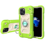 Armor Bumper Shockproof Phone Case For iPhone 15 14 13 12 11 Pro Max XR XS Max X 7 8 Plus Colorful Rugged Ring Holder Hard Cover