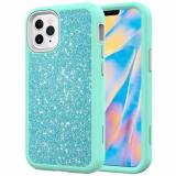 Glitter Bling Sparkle Shockproof Tough Hybrid Armor Drop Protection Case Cover For iPhone 12 /12 Pro 13 14 15 Pro Max