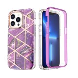 Gradient Colorful Marble Armor Case For iPhone 15 14 Plus 13 Pro MAX 15 12 11 X XS XR 7 8 Plus PC Bumper Shockproof Phone Cover