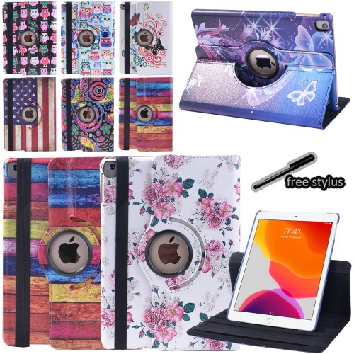 360 Degree Rotating Tablet Case for Apple Ipad 8th Gen 2020/2018/Ipad 7th Gen/Ipad Air 3/Ipad Pro 10.5 Inch Stand Cover Case