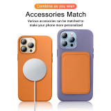 Luxury Leather For Magsafe Magnetic Case For iPhone 15 14 13 Pro Max Plus Mini With Animation Charging Phone Cases Accessories
