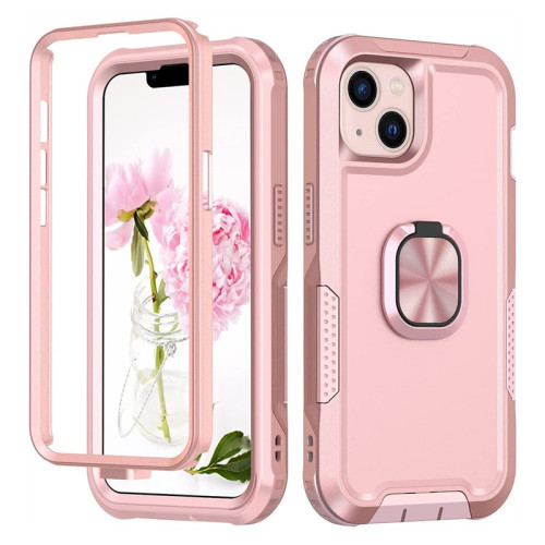 Heavy Duty Full Body Shockproof Case For iPhone 15 13 12 11Pro Max XR XS Max 14Pro Max 360° Ring Holder Hybrid Bumper Back Cover