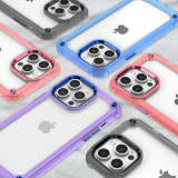 Clear Shockproof Armor Phone Case For iPhone 15 14 13 12 11 Pro Max 15Pro Transparent Hard PC Anti-Shock Thick Bumper Back Cover