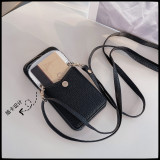 New Shoulder Lanyard Chain Wallet Phone Case Card Holder for IPhone 15 14 13 12 11 Pro Max Samsung 24 Ultra