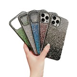 Gradient Diamond Glitter Bling Case For iPhone 15 14 13 11 Pro Max 12 Mini Rhinestone Cover For Women Girl For iPhone X XS Max Case