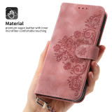 New Flower Luxury Colorful Leather Wallet Card Phone Case with Strap for Girl Woman Cover for Samsung A15 A25 A35 A55 A05S S24