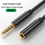 3.5mm Jack Aux Cable Audio Extension Cable For Headphones Speaker Extender Cord For Mobile Phone Car PC Amplifier MP3/MP4 Player