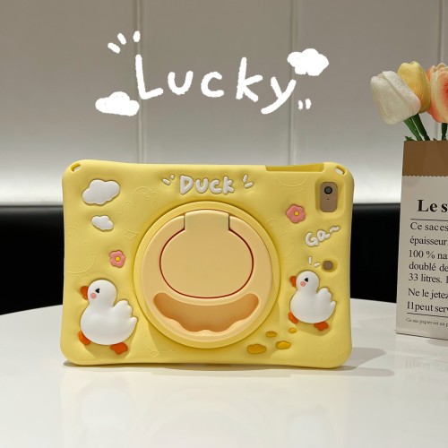 For iPad Air 5 4 2022 360 Rotating Duck Stand Cover Case  For iPad 10.2 7th 8th 9th 10th 2022 Mini 3 4 5 6 9.7 6th Pro 11 2021