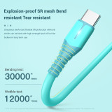 3 in 1 66W USB Fast Charging Cable For iPhone 14 Samsung Xiaomi Huawei Phone Charger Cable USB Type C Micro USB Lightning Cord
