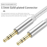 3.5mm to 3.5mm AUX Audio Cable 3.5mm Jack Speaker Cable for JBL Headphones Car Samsung Xiaomi Redmi 5 Plus Oneplus MP3 AUX Cord