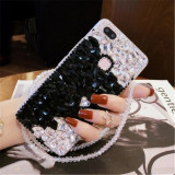 Luxury Glitter Bling Diamond Rhinestone Cover for iPhone, Soft TPU Cover for iPhone 14, 13, 12, 11 Pro Max, X, XS, XR, 6, 6S, 7,