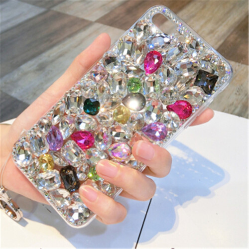 Luxury Bling Crystal Rhinestones Phone Cover, Diamond Top Quality,For iPhone 15, 14Plus, 11, 12, 13 Pro Max, 8 Plus, X, XS, XR