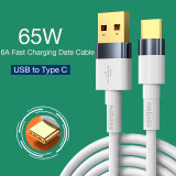 PD Type C To Type C Cable 65w For Xiaomi 13 Pro Oppo Huawei Samsung Fast Charging Cable Date For Ipad Pro Charger Cable Usb Type