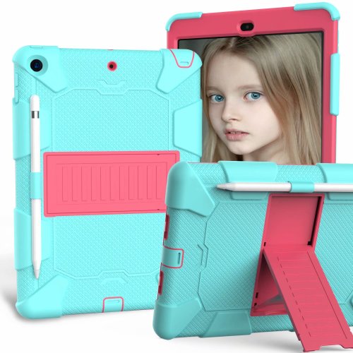 Heavy Armor Shochproof kids Silicone Cover case for iPad 10.2 2019 7 7th Gen A2198 A2200 A2197 10.2  Tablet Funda Capa #N