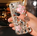 Diamond Crown Crystal iPhone Case, Anti-Fingerprint Coating, Luxury, 3D, For iphone 15, 14, 13, 12, 11 Pro, XS Max, XR,