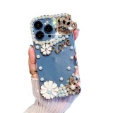 Bling Rhinestone Crystal Diamond Fox and Crown Soft Back Phone Case for iPhone, 15, 14, 13, 12, 11, Pro, X, XS, MAX, XR, Plus
