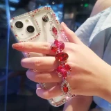 Bling Diamond Crystal Metal Bracelet Strap Phone Case, Cover for iPhone 15, 14, X, XR, XS, 11, 12, 13 Pro Max, 7, 8 Plus, 2024
