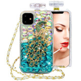 Rhinestone Perfume Bottle Case for iPhone, Crystal Phone Cover, Bling Diamond, Luxury, Glitter,15, 14, 13, 12, 11 Pro Max, Plus