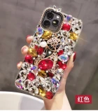 Luxury Crystal Diamond Glitter Phone Case for iPhone, Bling Rhinestone Phone Cover, 15, 11, 12, 13, 14Pro Max, X, 7, 8 Plus