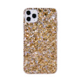 Luxury Fashion Glitter Full Gold Diamond Crystal Phone Case For iPhone 14 Pro Max Plus Casing Women Rhinestone Protective Cover