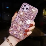 Luxury Design Bling Diamond Mobile Phone Case, Back Cover for iPhone 14, 15, 13, Mini, Pro Max, 7, 8, Bling, Diamond, Newest