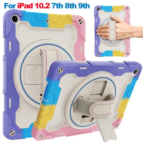 Heavy Duty Armor Case For iPad 10.2 2021 9th 2020 8th 2019 7th A2602 A2603 A2605 Cover Hand-held Shock Proof Handle Kids Case