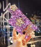 Bling Diamond Butterfly Tassel Phone Case, Cover for iPhone 15, 14, X, XR, XS, 11, 13 Pro Max, 12 Pro, 7, 8 Plus, SE 2020 +