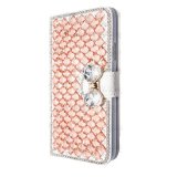Luxury Bling Crystal Diamond Leather Flip Wallet Phone Case,For iPhone 14, 15Pro, 11, 12, 13 Pro Max, XS, 15MAX, XR PLUS, 15Plus