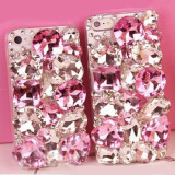 Luxury Bling Crystal Diamond Rhinestone 3D Stones Case For iphone 11 12 13 14 15 Pro max XS XR Xs Max 6 7 8 Plus Hard Back Cover