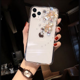 Diamond Rhinestone Phone Case Cover, Luxury Fashion, for iPhone 14, 13, 12, 15 Pro, 14Max, X, XS MAX, XR, 14Plus