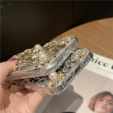 Crown Bag Diamond Phone Case, Creative Mobile Covers, Luxury Diamond, For iPhone 15, Samsung S22, S23, Note 20