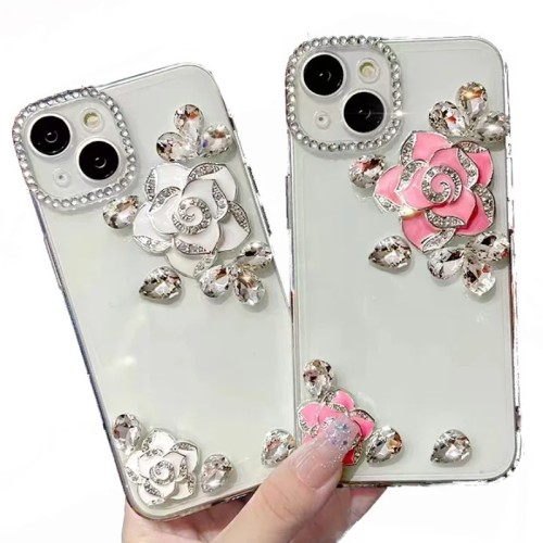 Luxury Bling Crystal Diamond Handmade Case for iPhone, 15, 7, 8 Plus, Xr, X, Xs Max, 11, 12, 13, 14 Pro Max, Mini, New