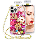 Luxury Rhinestone Perfume Bottle Case, Bling Diamond, Crystal Phone Cover,For iPhone 14, 13, 12, 15, 14 Pro Max, XS, XR,XS MAX