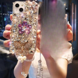 Diamond Shock Proof Cover for iPhone, TPU, Bling Crystal, Luxury Full Stone, Top Quality, 15, 14, 13, 12, 11 Pro Max, XR, Plus