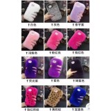 3D Crystal Handmade Diamond Case, Warm Rabbit Fur Hair, Case for iPhone 7, 8, X, XR, XS, 11, 12, 13, 14, 15 Plus Pro Max, Mini