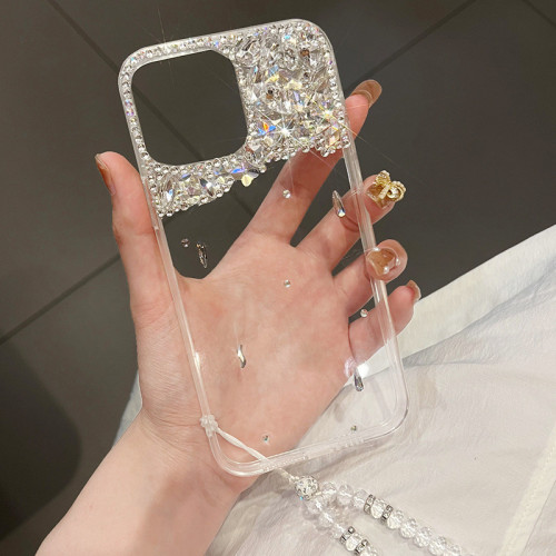 Bling Rhinestone Crystal Diamond Soft Phone Case Cover, Back Pendant,For iPhone 14Pro, 13, 12, 15 Pro, 14MAX, XR, XS, MAX 15Plus