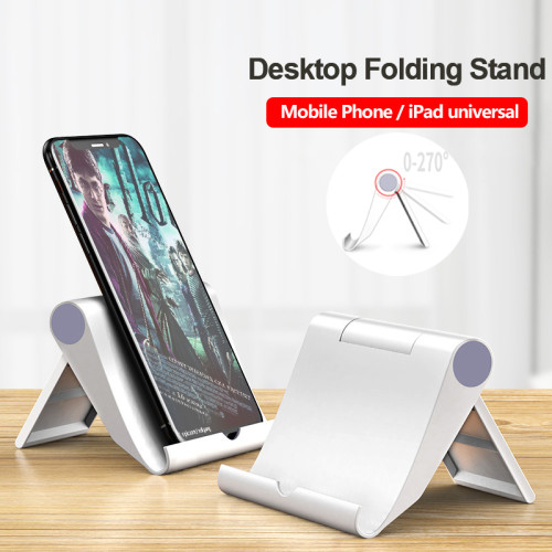 Portable Tablet Desktop Mobile Phone Holder Foldable Desk Bracket For iPhone iPad Samsung Xiaomi POCO Huawei Smartphone Stand