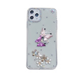 Diamond Flower Rhinestone Case Cover, Luxury Butterfly Ring Holder,For iPhone 14, 15Pro, 13, 12, 11 Pro Max, XS, 15MAX, XR Plus