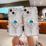 Glitter Diamond Phone Case for iPhone, Bling-bling, Fancy Jewellery, Flower Girl, DIY, New, 15, 14, 13, 12, 11 Pro, Xr, Xs Max