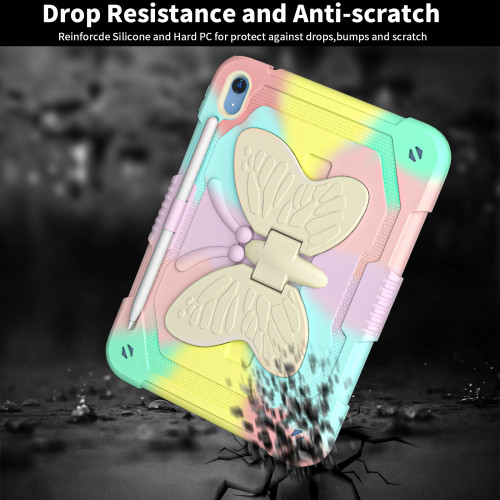 Kids Butterfly Case For ipad Mini 5 6 9.7 2017 2018 7th 8th 9th Gen 2021 Air 2 3 4 10.9 Pro 10.5 11 2020 Shockprooof Case Cover