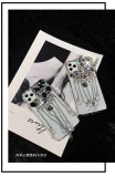 Luxury Glitter Diamond Pendant Tassel Crystal Phone Case, Soft Cover for iPhone 14, 15, 11 Pro Max, SE, X, 7, 8 Plus, 12, 13